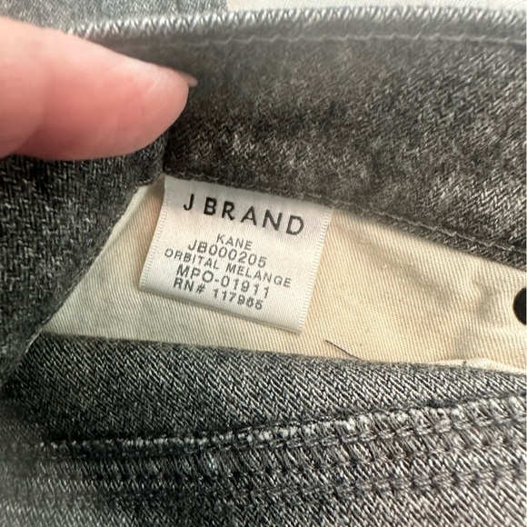 J Brand Kane Stretch Straight Fit Orbital Melange Gray Size 30 NWT - Picture 4 of 15